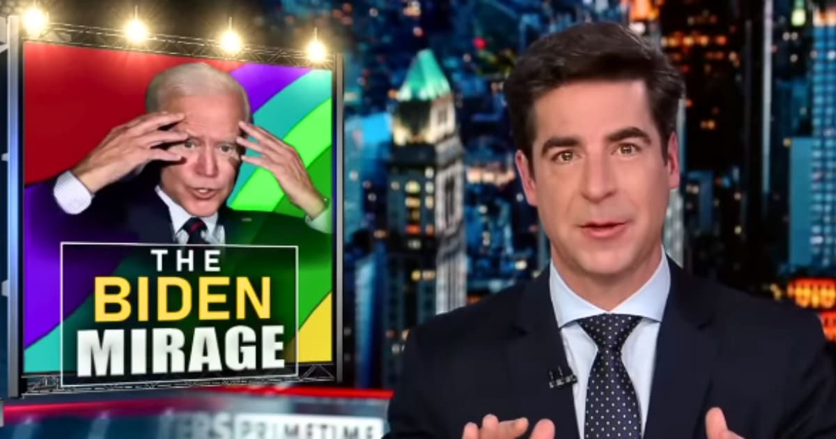 Fox News host Jesse Watters shreds Biden economy, calling it a 'migrant mirage' (Fox News/YouTube)