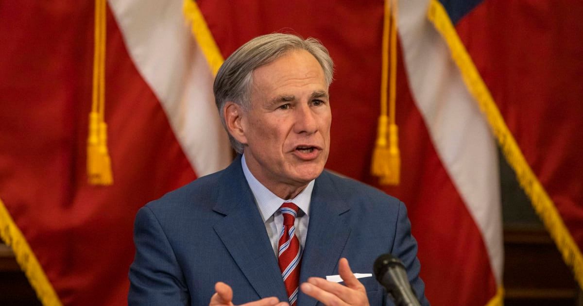 Greg Abbott said his state will keep busing illegal immigrants who are flooding its border to sanctuary towns (Getty Images)