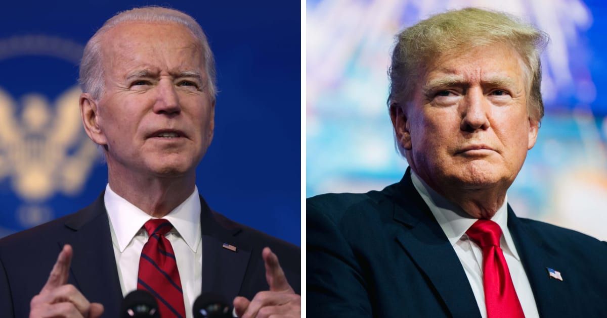 President Joe Biden dissed Donald Trump's high-dollar fundraiser event in Palm Beach (Getty Images)