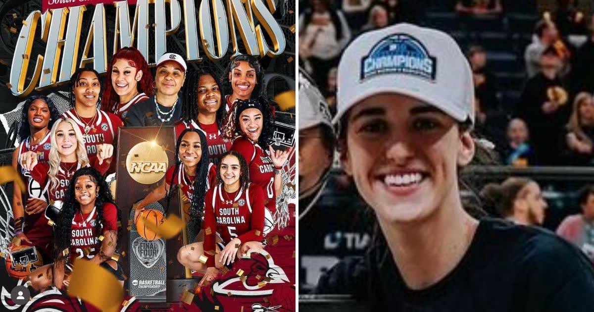 South Carolina emerged victorious against Caitlin Clark and Iowa in the NCAA championship title game (@marchmadness, @caitlinclark22/Instagram)