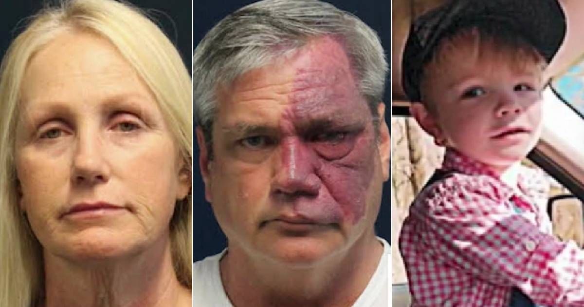 Amy Brasher and Jeff Brasher are accused of killing Carson Brasher (WKRN video screengrab)