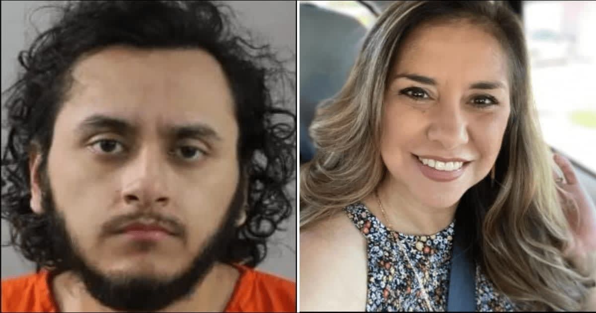 Emmanuel Espinoza, a 21-year-old student at the University of Florida, stabbed his mother Elvia Espinoza, 46, to death (Polk County Sheriff Office, Warner University of Teacher Education)