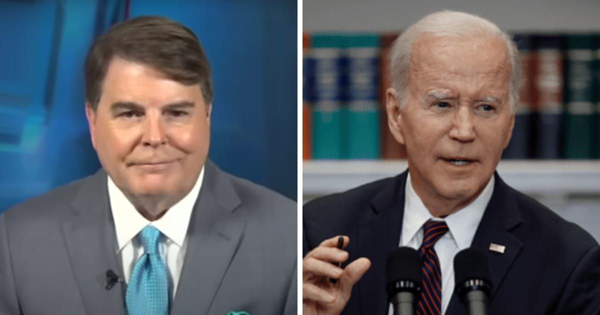 Gregg Jarrett discusses Joe Biden's new student loan bailout plan on the April 8, 2024 episode of 'Fox & Friends' (Screengrab/Fox News, Getty Images)
