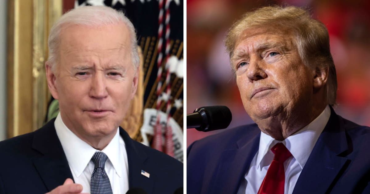 President Joe Biden's campaign released a new ad that ripped into Donald Trump's stance on abortion (Getty Images)