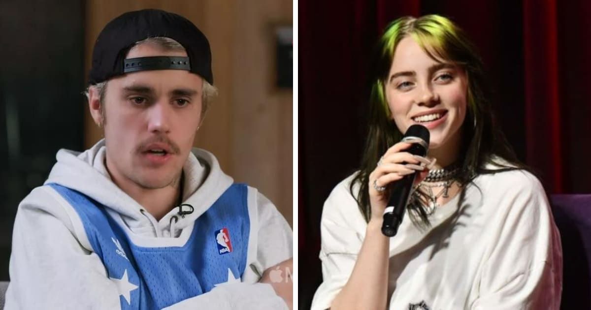 Justin Bieber and Billie Eilish met first time at the 2019 Coachella (Apple Music, Getty Images)