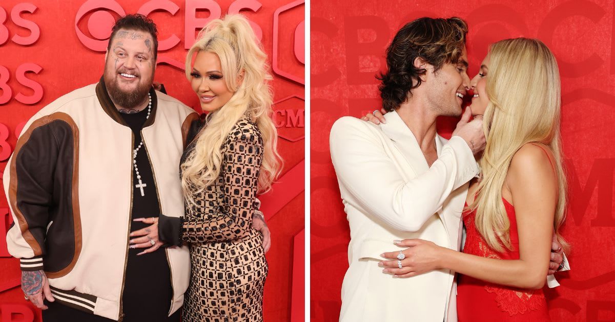 Jelly Roll and Kelsea Ballerini attended with their respective partners (Photos by Taylor Hill/WireImage and Kevin Mazur/Getty Images for CMT)
