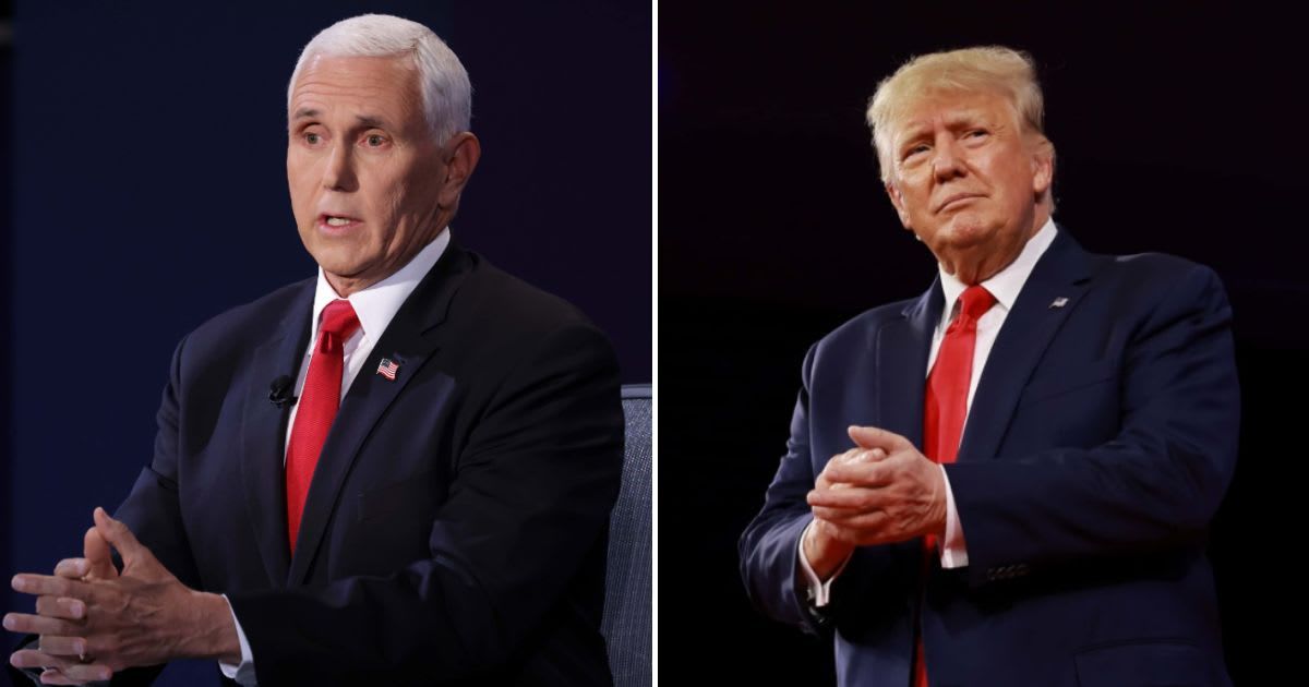 Mike Pence lambasted Donald Trump's declaration that abortion should be left up to the states (Getty Images)