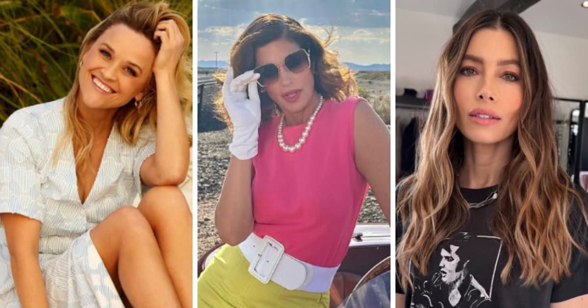 Cindy Crawford, Reese Witherspoon, and Jessica Biel shared posts about their experiences with the solar eclipse (Instagram/@reesewitherspoon, @cindycrawford, @jessicabiel)