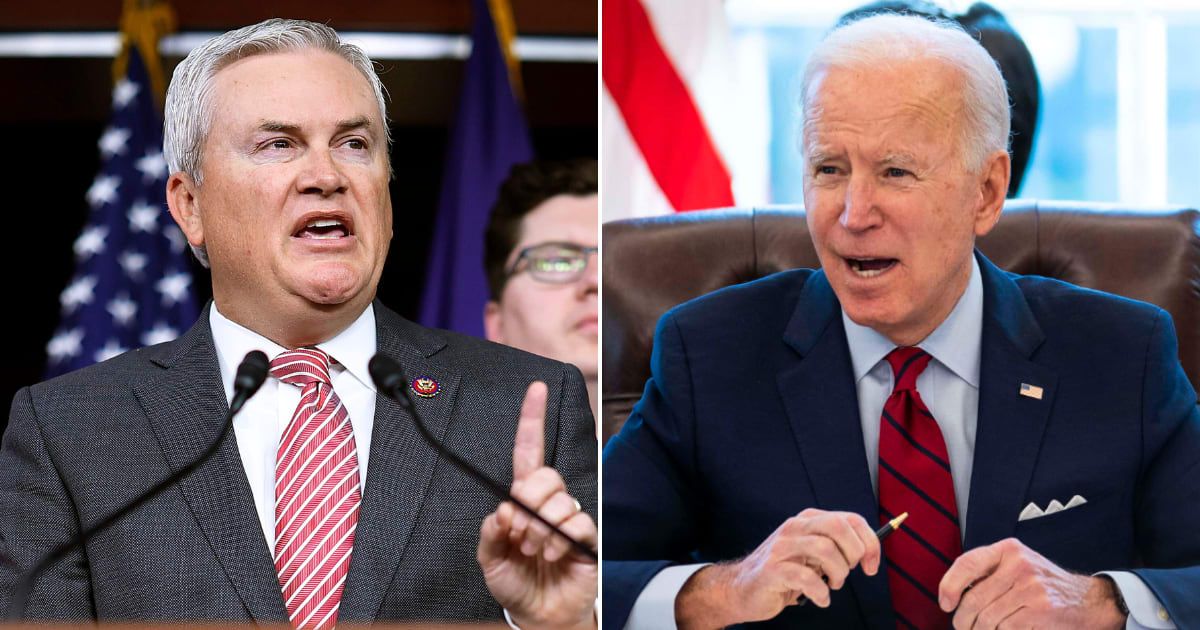 House Oversight and Accountability Committee Chair James Comer blasted the Biden administration for refusing to release audio tapes of Joe Biden's interview with the special counsel (Getty Images)