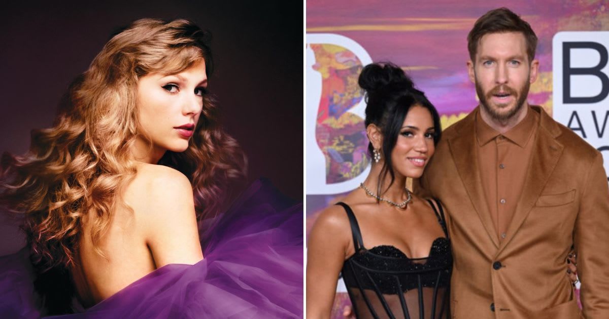 Calvin Harris's wife, Vick Hope, says she's a Swiftie (Taylor Swift/Facebook, Karwai Tang/WireImage)