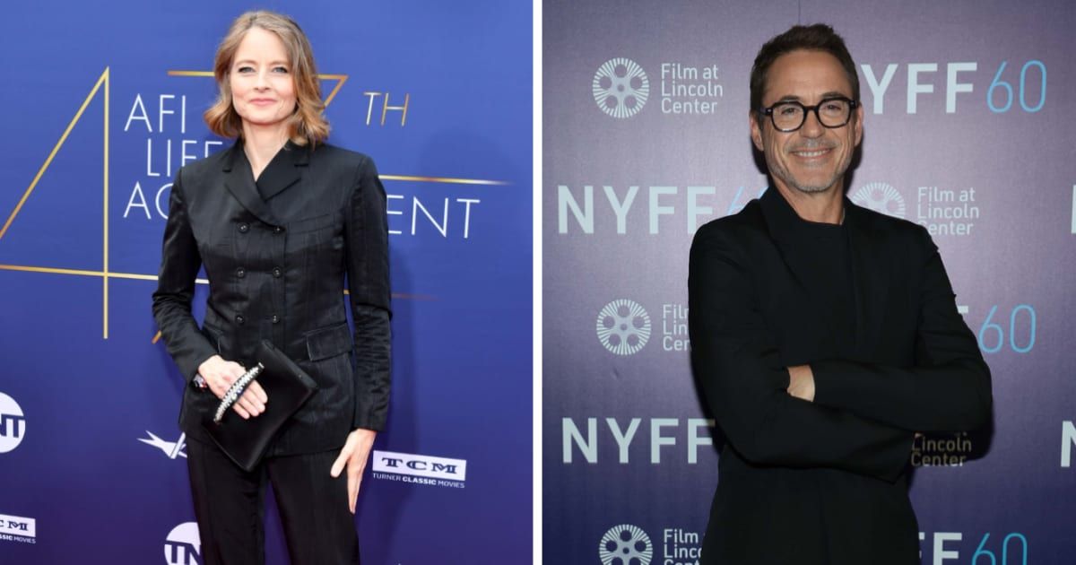 Jodie Foster was apprehensive for Robert Downey Jr in the '90s as he struggled with substance abuse (Getty Images)