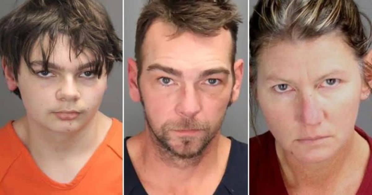 Ethan Crumbley's parents James Crumbley and Jennifer Crumbley are sentenced up to 15 years in prison (Oakland County Sheriff's Office)