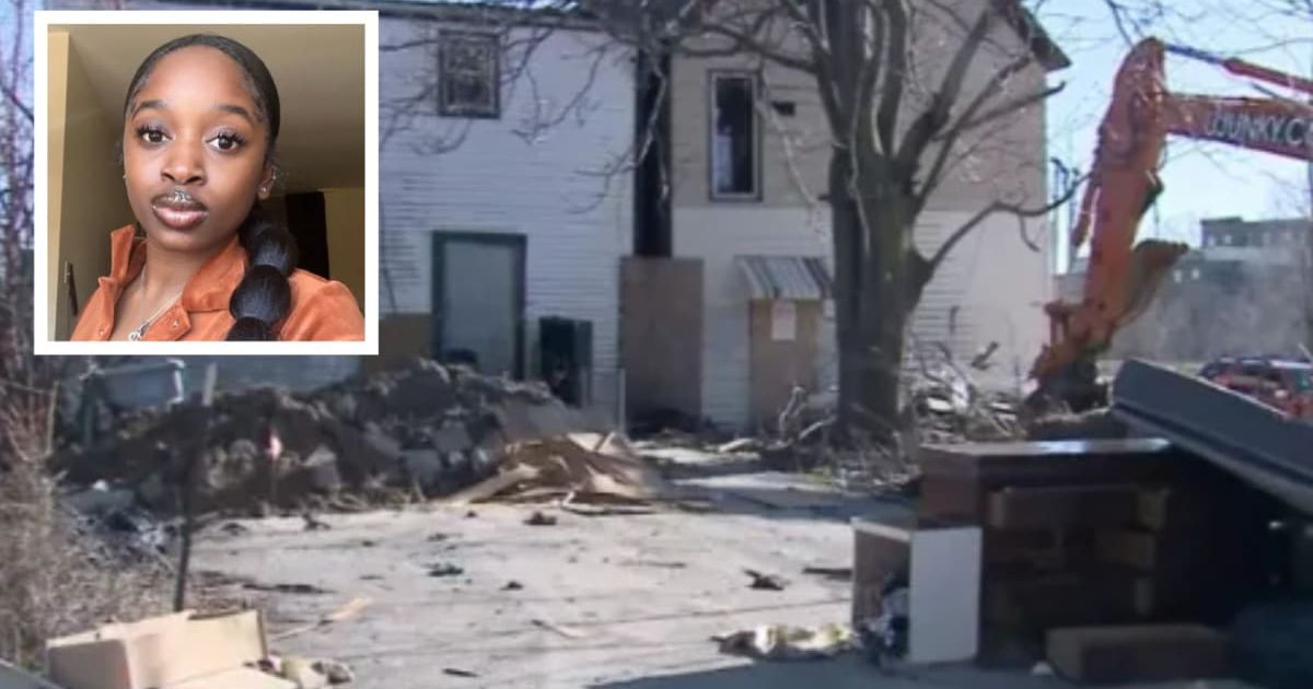 Sade Robinson's car was found torched the morning after she went missing (WISN/Facebook)