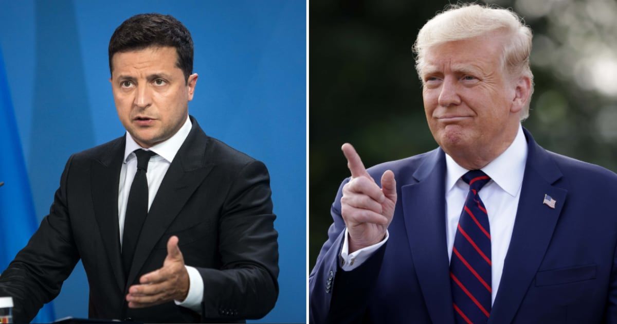 Ukrainian President Volodymyr Zelensky stated in an interview that he does not need 'primitive' ideas from Donald Trump on ways to resolve the war with Russia (Getty Images)