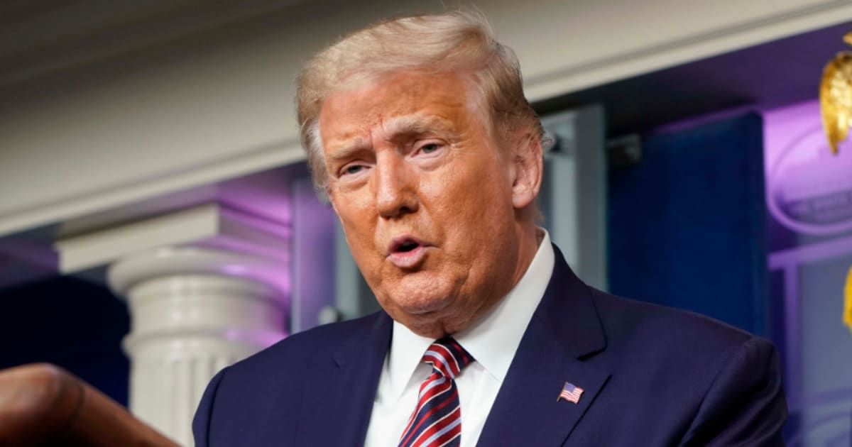 Former President Donald Trump voiced his opinion on Wednesday regarding an Arizona law dating back to 1864 (Getty Images)