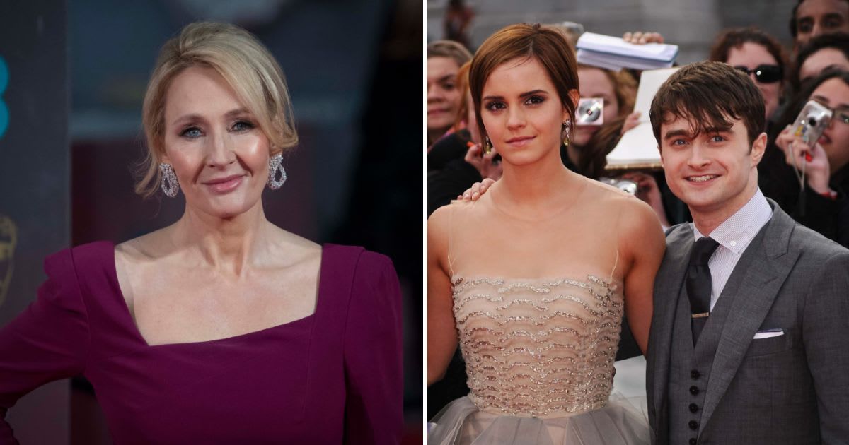 JK Rowling addressed Daniel Radcliffe and Emma Watson's support of the transgender community (Getty Images)