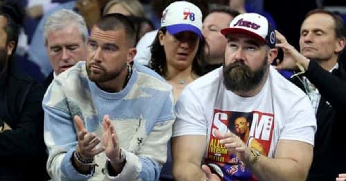 Travis Kelce honored his brother Jason Kelce on National Siblings Day in a special way (Getty Images)