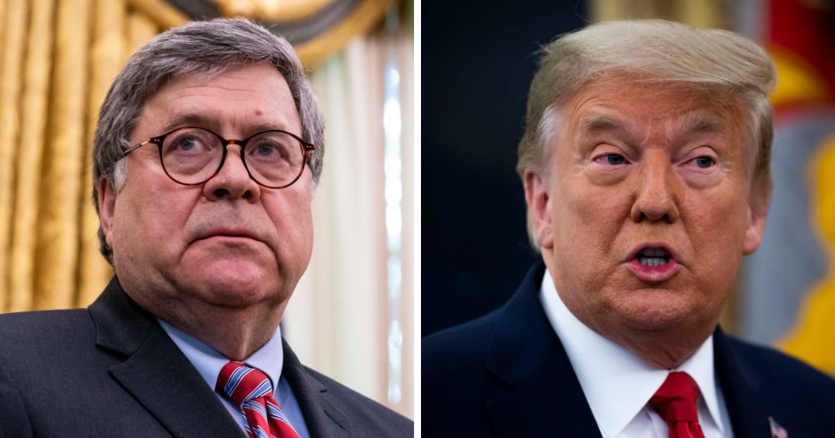Bill Barr denounced Donald Trump's push to kill legislation to reauthorize  Section 702 of FISA (Getty Images)
