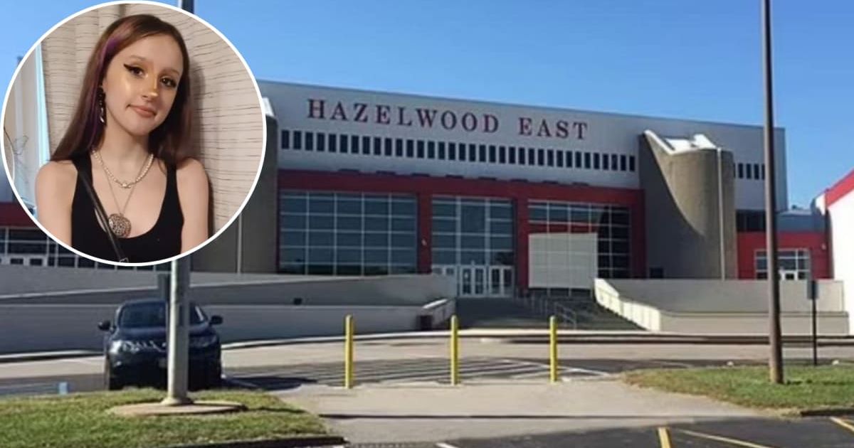 Kaylee Gain suffered a skull fracture and frontal lobe damage during a violent brawl (Hazelwood Schools/FB)