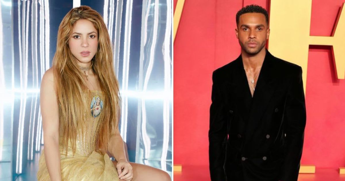 Shakira is reportedly 'casually' dating British actor Lucien Laviscount (Shakira/Facebook, @its_lucien/Instagram)
