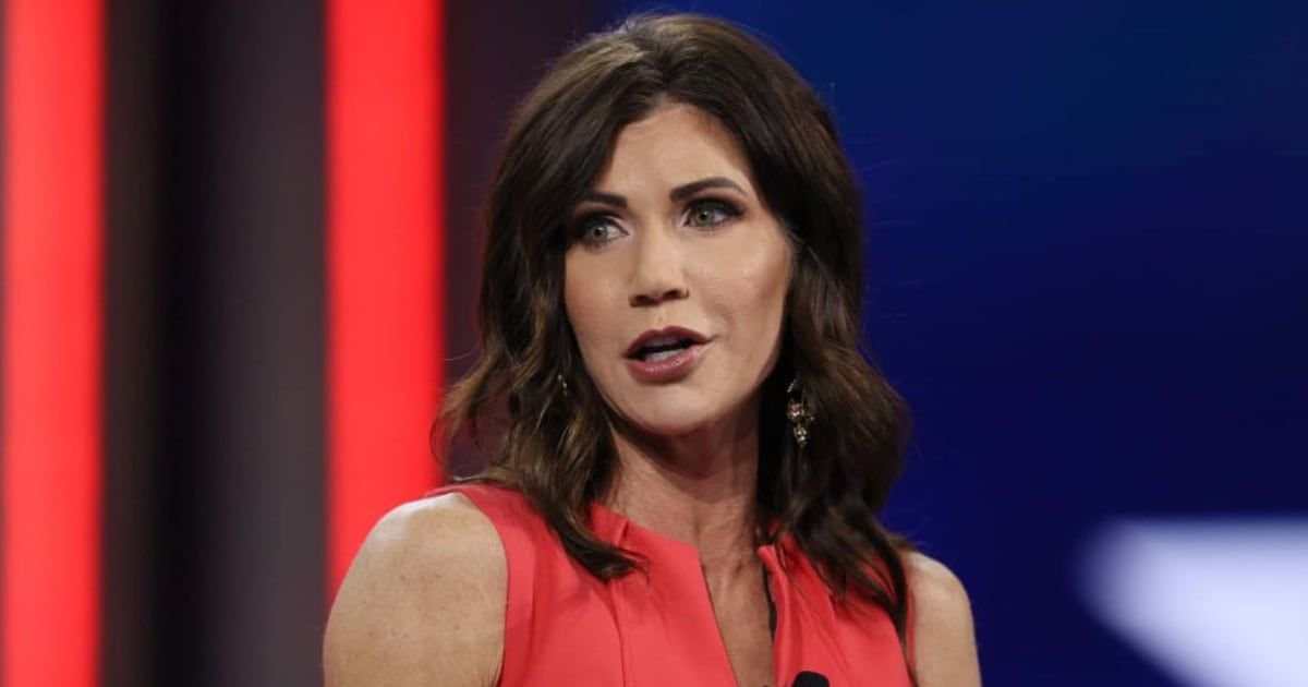 South Dakota Gov Kristi Noem has been banished by three tribes in the state (Getty Images)
