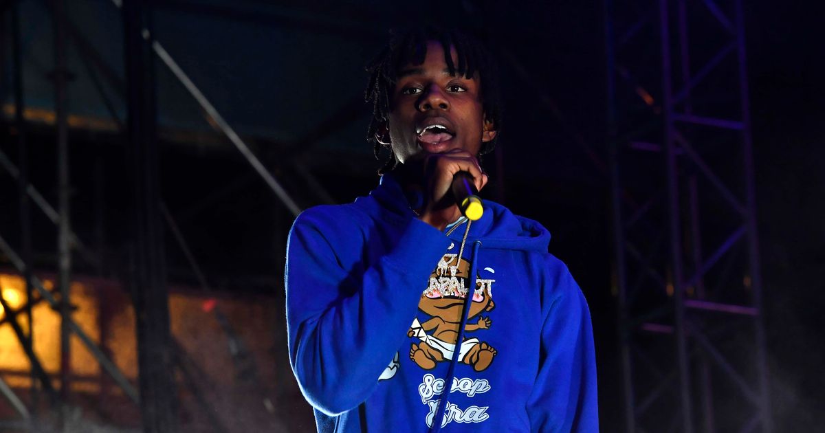  Polo G performs at Sony's activation event (Getty Images)