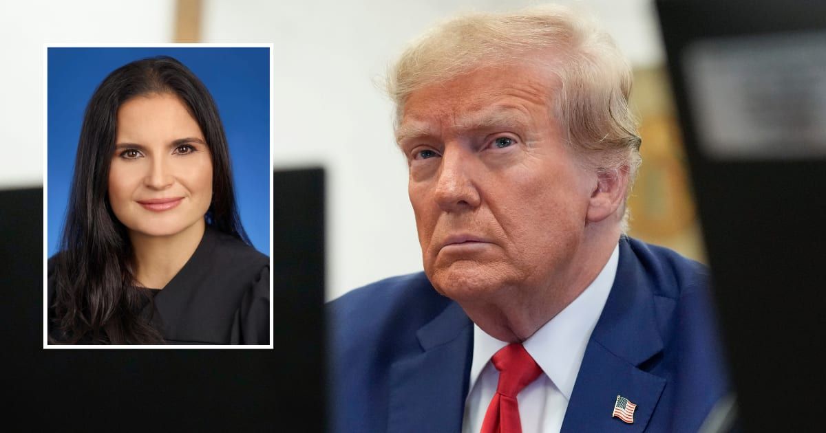 Donald Trump has accused the Department of Justice of attempting to intimidate and disrespect Judge Aileen Cannon (Getty Images, Wikimedia Commons)