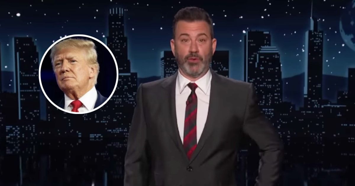 Jimmy Kimmel talked about how Donald Trump once again compared himself to President Abraham Lincoln (@JimmyKimmelLive/Youtube) 