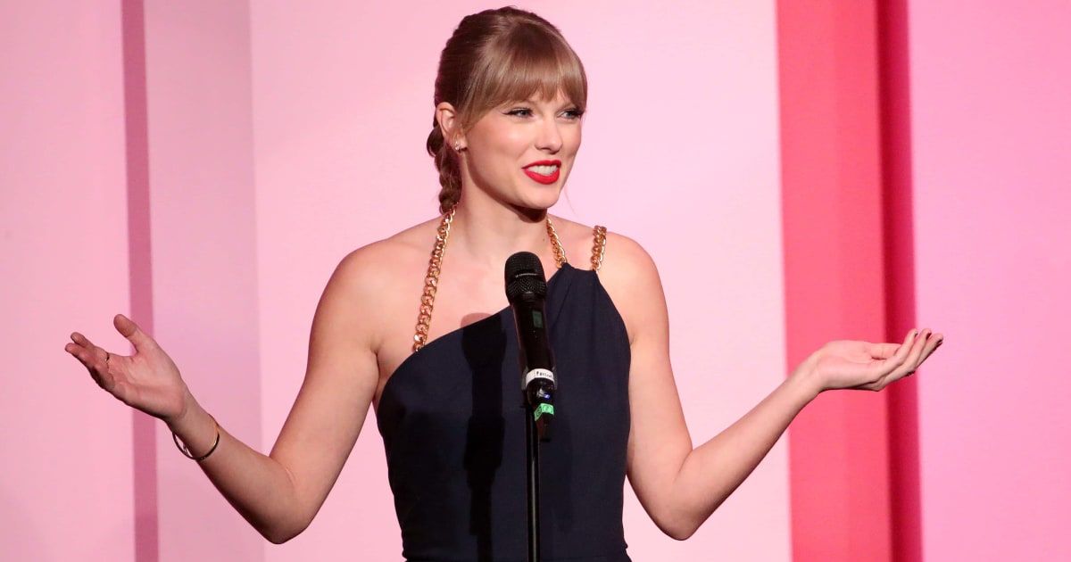 Taylor Swift announced the release of her eleventh studio album, 'The Tortured Poets Department', at the 65th Grammy Awards (Getty Images)