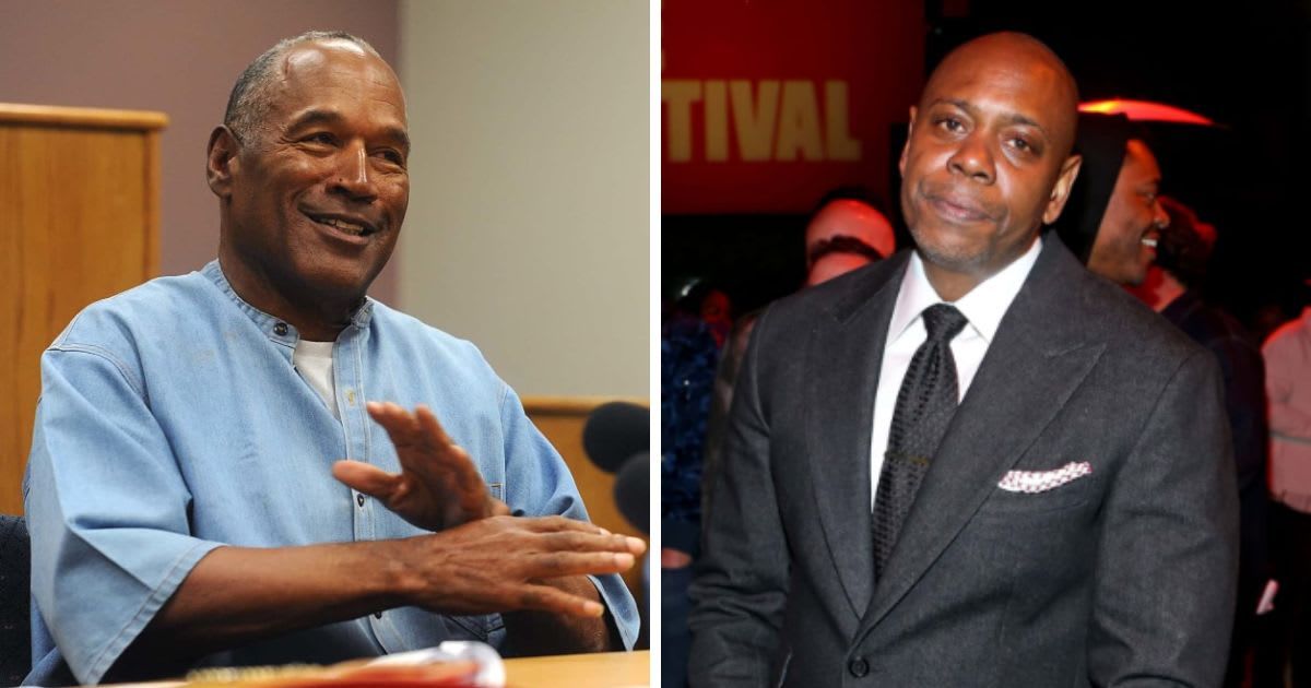 During a video that has gone viral, Dave Chappelle recounted the 4 times he met OJ Simpson and said that he was one of the nicest people he has ever met (Getty Images)