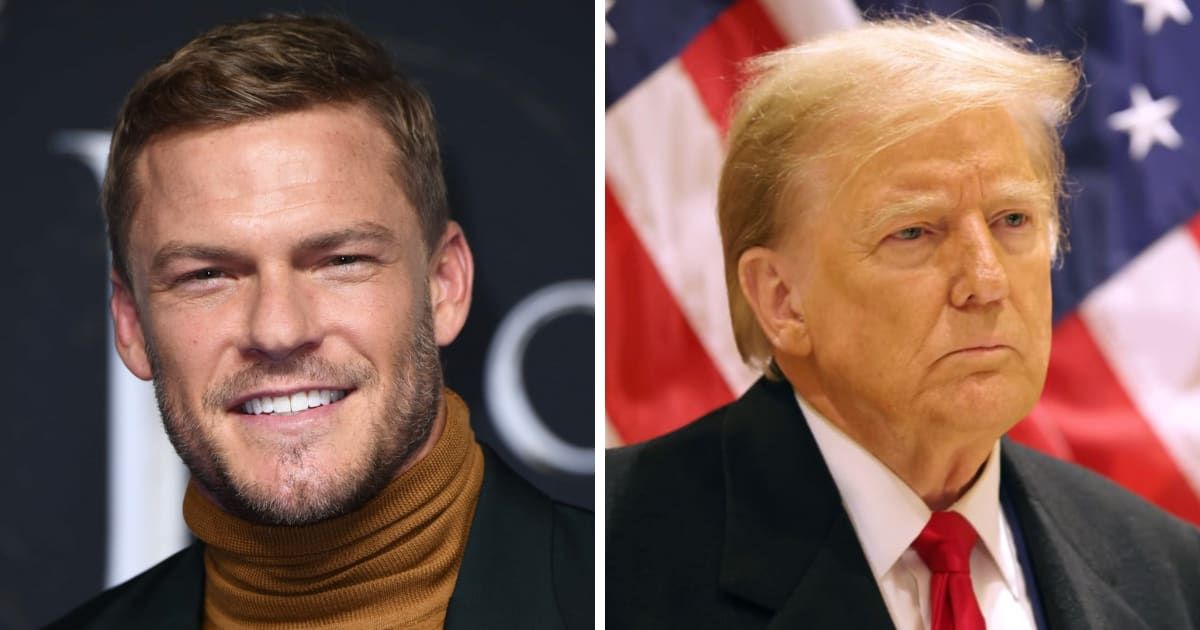 Alan Ritchson recently spoke out against Donald Trump and addressed the support he maintains among some Christian groups (Getty Images)