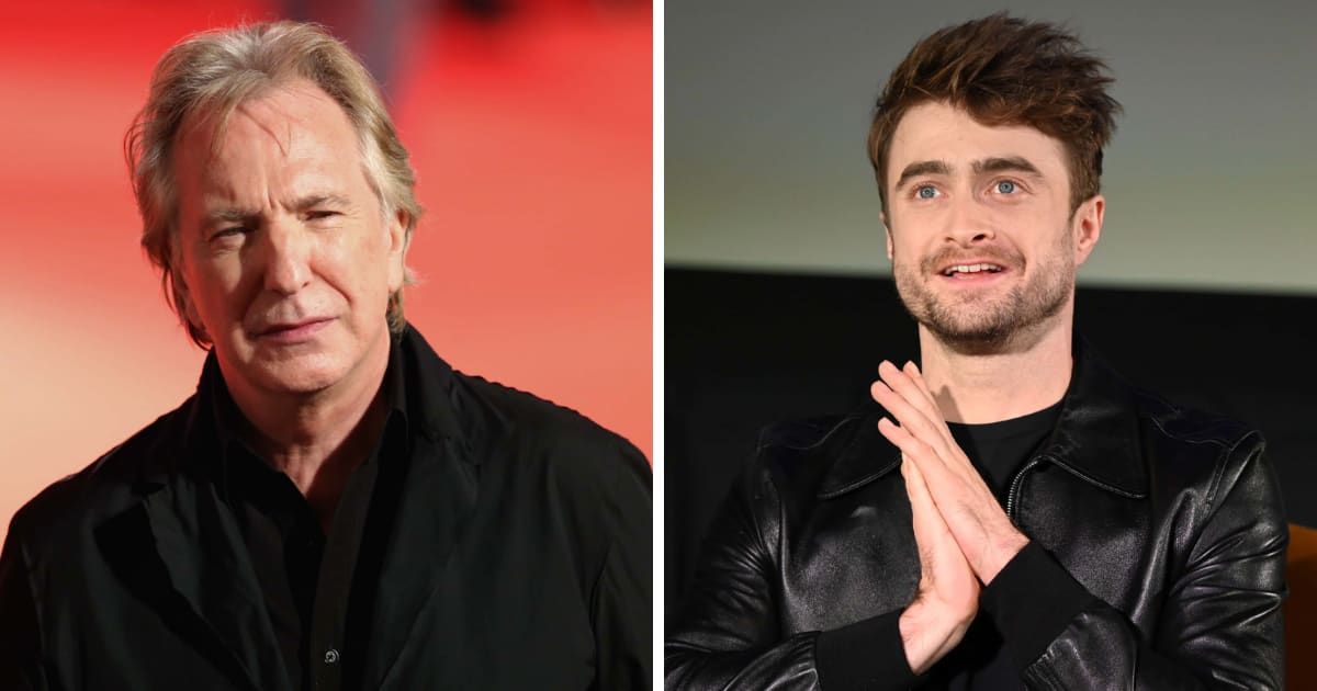 Daniel Radcliffe was deeply touched after being shown a 2016 clip where Alan Rickman showed his admiration and support for him (Getty Images)