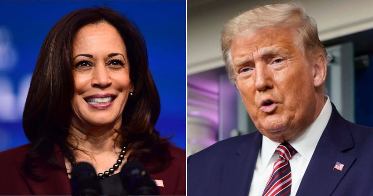 Vice President Kamala Harris took aim at former President Donald Trump's recent statements on abortion (Getty Images)