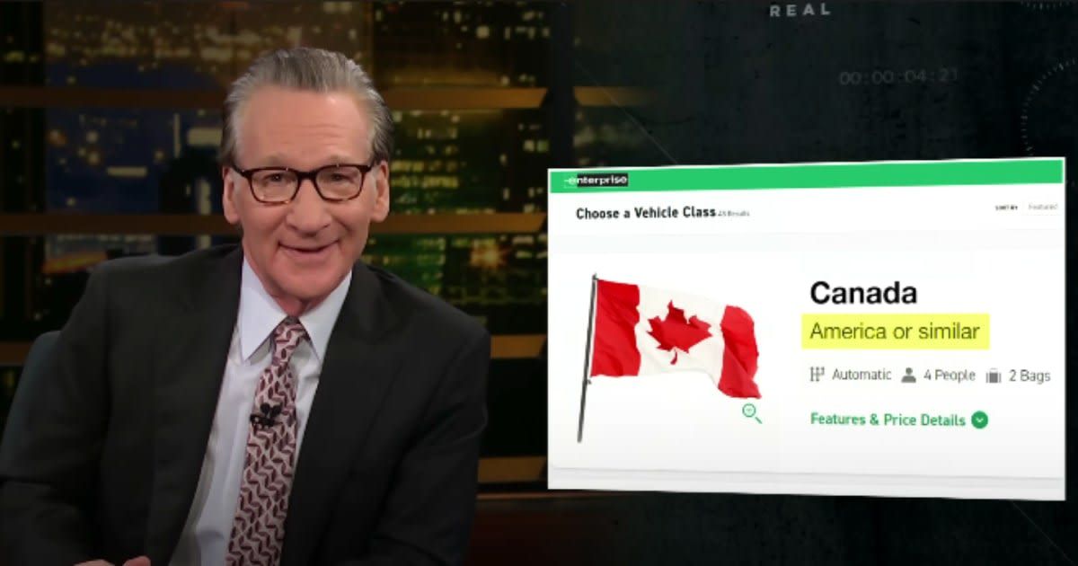Bill Maher isn’t buying the idea that Canada is a model country that citizens of the United States should look up to (Real Time/YouTube)