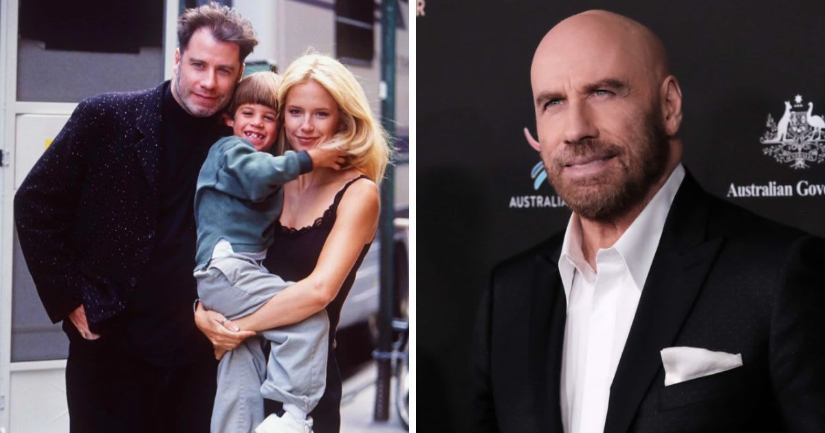 John Travolta and Kelly Preston's eldest son, Jett Travolta, died in 2009 (@johntravolta/Instagram, Getty Images)