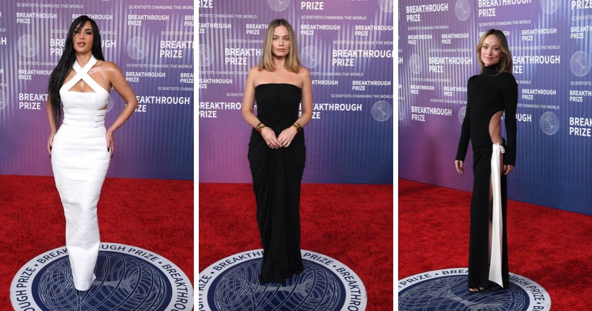 Kim Kardashian, Margot Robbie and Olivia Wilde at the 10th Annual Breakthrough Prize Ceremony (Steve Granitz/FilmMagic)