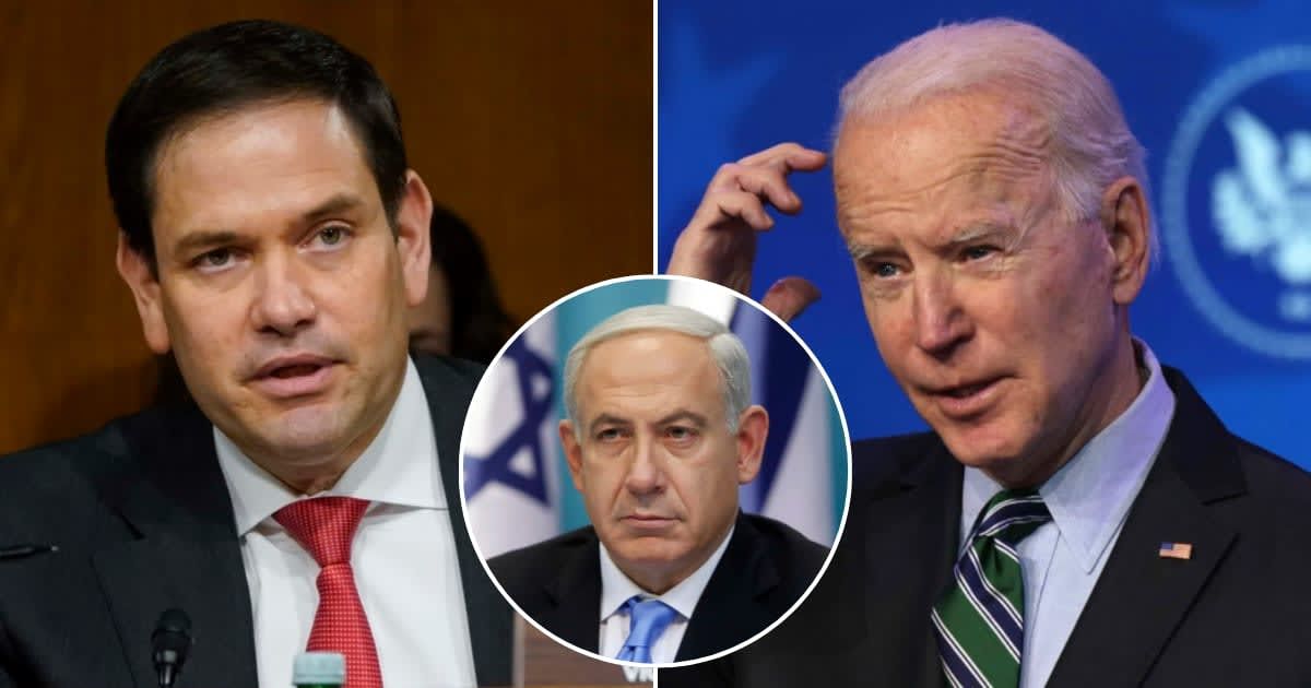 Sen. Marco Rubio (R-FL) claimed that the White House leaked details of a call between President Joe Biden and Israeli Prime Minister Benjamin Netanyahu (Getty Images)