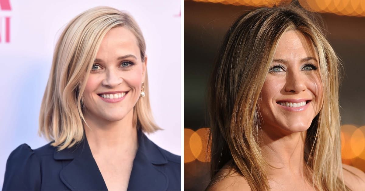 (L-R) Reese Witherspoon questioned the prospects for emerging talent and the space to create lasting careers like her own and Jennifer Aniston's (Getty Images)
