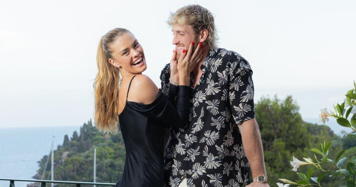 Logan Paul shared the news of expecting his first baby with fiancee Nina Agdal on Instagram on April 15 (Instagram/@loganpaul)