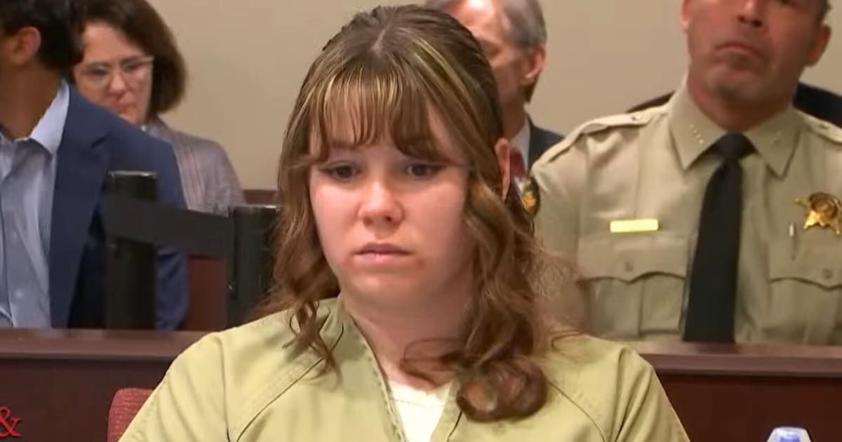 'Rust' armorer Hannah Gutierrez-Reed was sentenced to 18 months in prison on Monday, April 15 (Law & Crime/ YouTube)