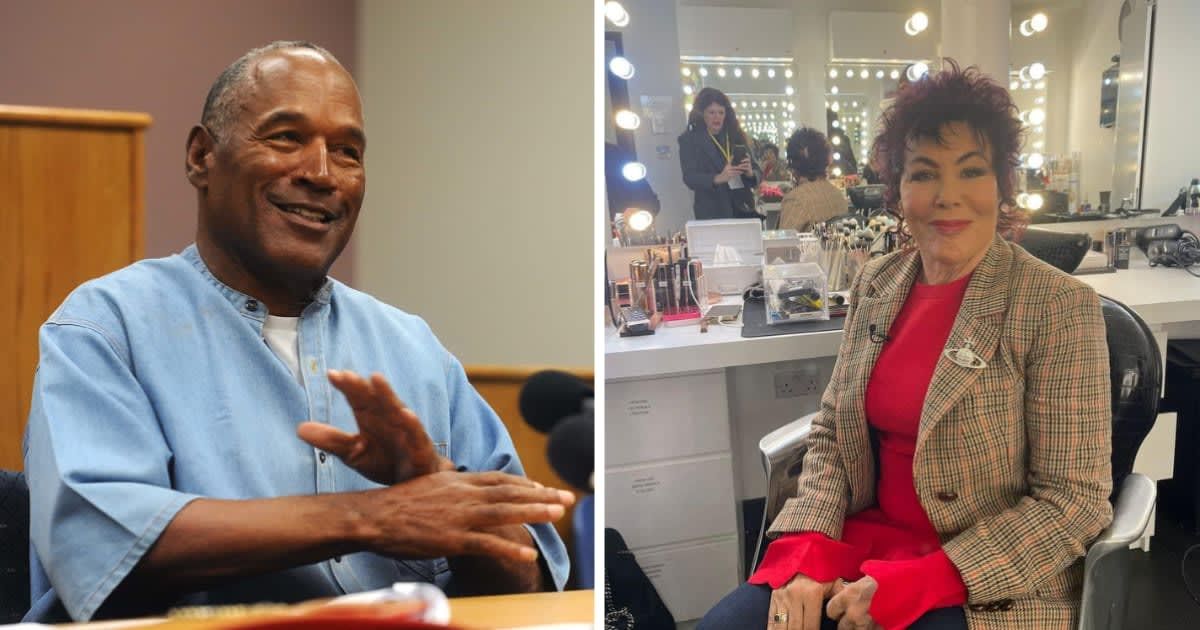 Ruby Wax compared OJ Simpson’s stabbing movements to those in Alfred Hitchcock's film 'Psycho' (Getty Images, Instagram/@rubywax)