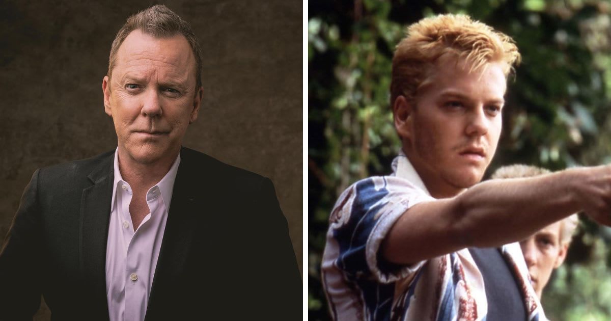 Kiefer Sutherland refuted allegations that he 'bullied' his co-stars on the set of the iconic Stephen King film (Kiefer Sutherland/Facebook, Columbia Pictures)