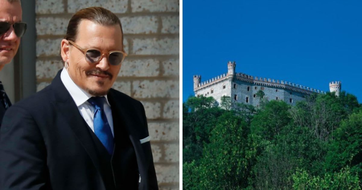 Johnny Depp is reportedly planning to buy the medieval Italian castle (Getty Images and Castello Montalto Dora)