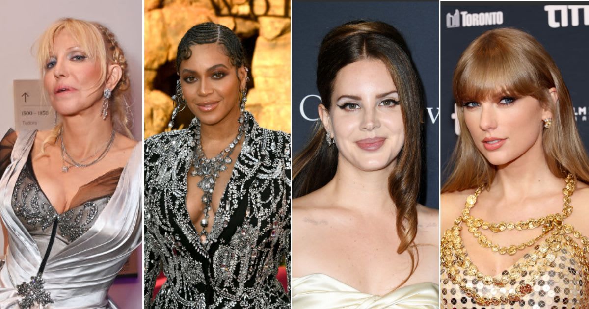 Courtney Love doesn't hold back in her criticism of Beyonce, Lana Del Rey, and Taylor Swift (Dave Benett/Getty Images for National Portrait Gallery, Getty Images)