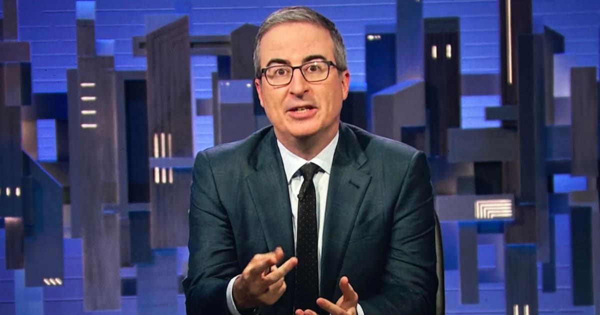 John Oliver took aim at the absurdities of contemporary politics, focusing on a CNN anchor's discussion of Civil War-era laws on reproductive rights (HBO)