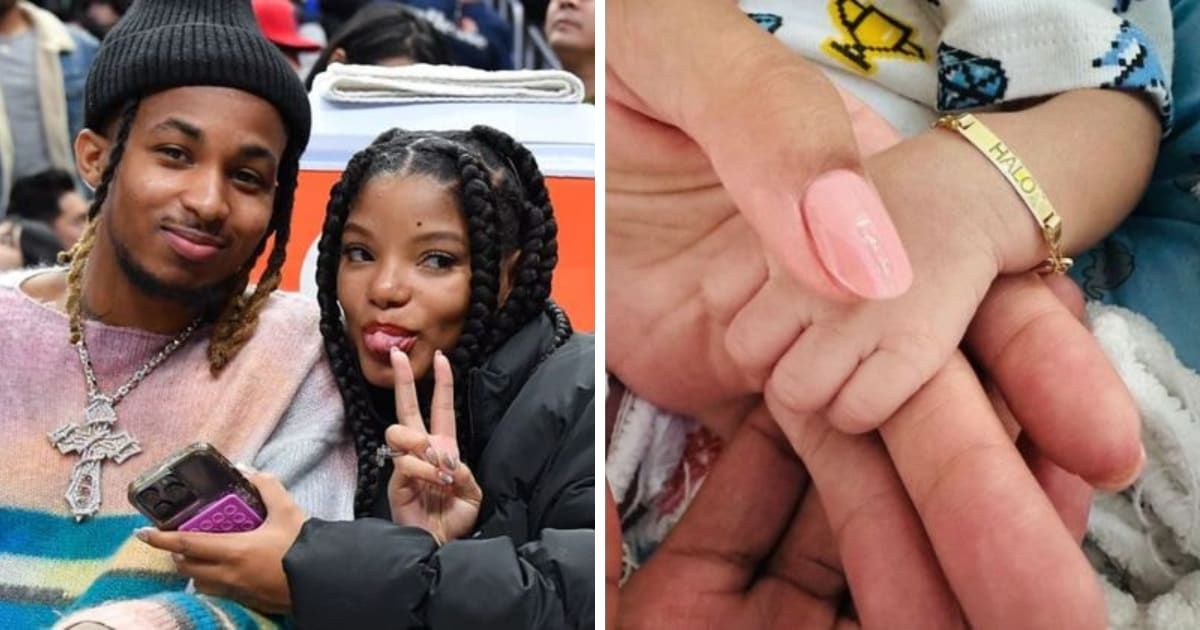 Halle Bailey and DDG share son Halo (Getty Images, Instagram/@hallebailey)