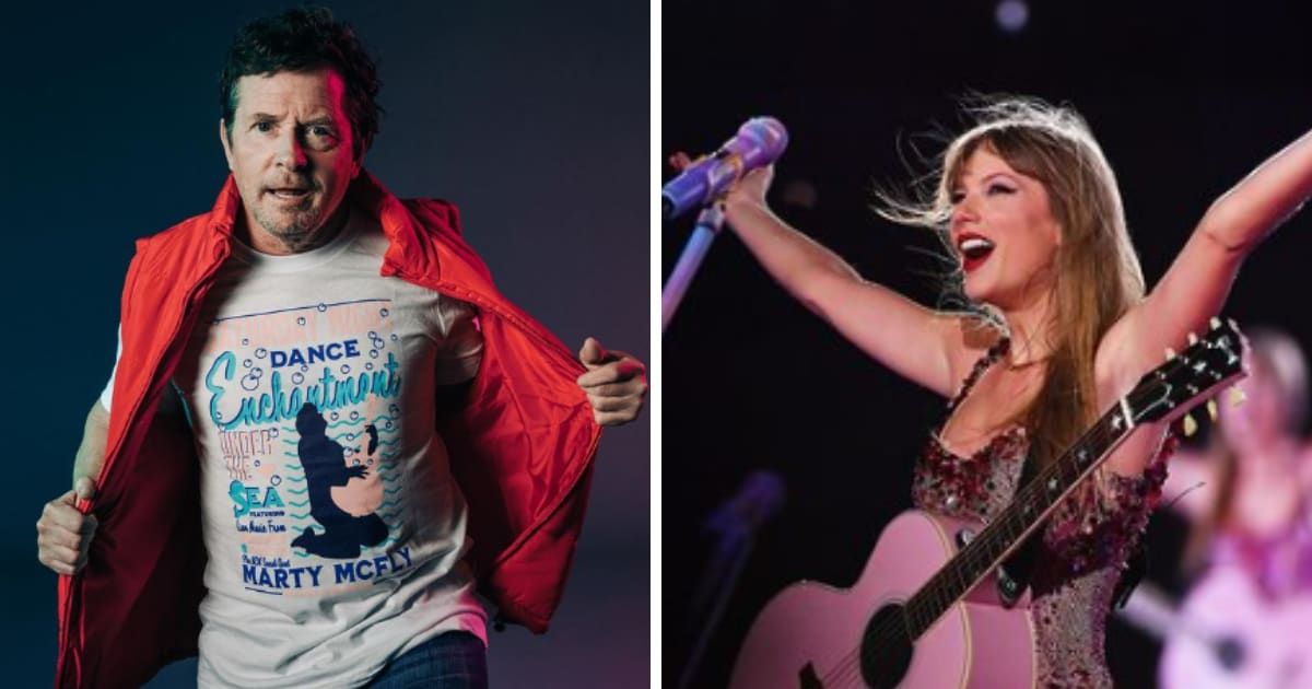Michael J Fox was slammed online after he showered Taylor Swift with praise (Instagram/@realmikejfox and @taylorswift)