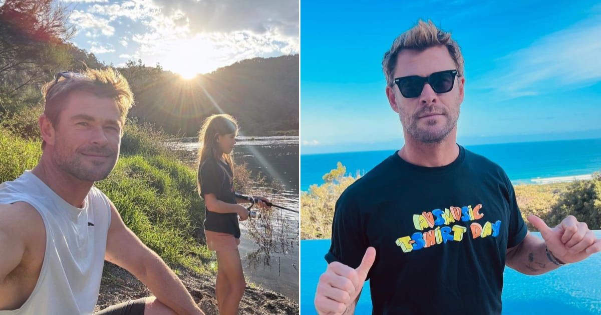 Chris Hemsworth spent quality time with 'bestie' daughter India Rose in a recent fishing getaway (Instagram/@chrishemsworth)