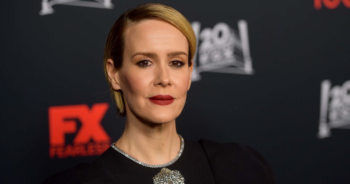 Sarah Paulson said the facial expressions she has to make while acting are causing her 'permanent' wrinkles (Getty Images)