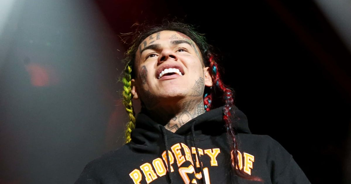 Rapper Tekashi '6ix9ine' is facing several legal issues as his home was recently swooped by the IRS (Getty Images)